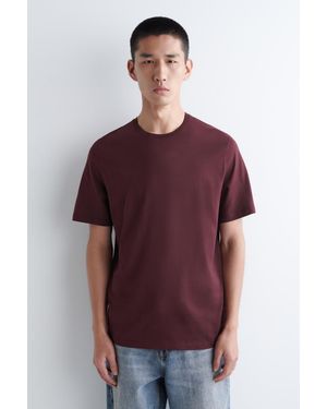 COS 3Er-Pack Baumwoll-T-Shirts Mit Rundhalsausschnitt - Blau