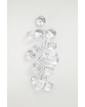 COS Cascading Brooch - White