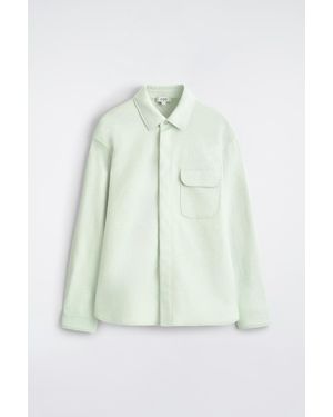 COS Boiled-Wool Overshirt - Green