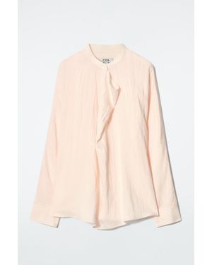 COS Draped Blouse - Pink