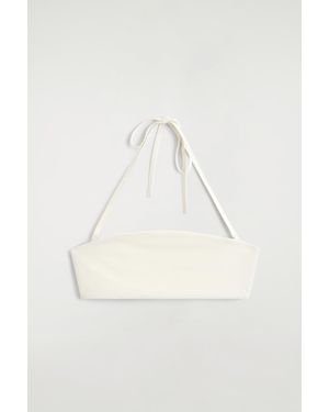 COS Top Bikini A Fascia - Bianco