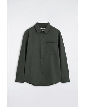 COS Relaxed Twill Shirt - Green