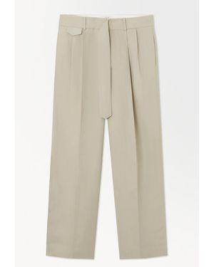 COS The Pleated Pants - White