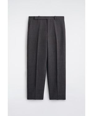 COS Wool-Blend Straight-Leg Pants - Gray