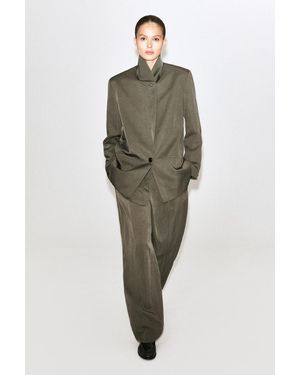COS Fliessender Blazer Mit Schalkragen - Grün