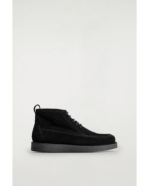 COS Suede Desert Boots - Black