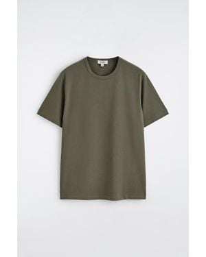 COS Brushed-Cotton T-Shirt - Green