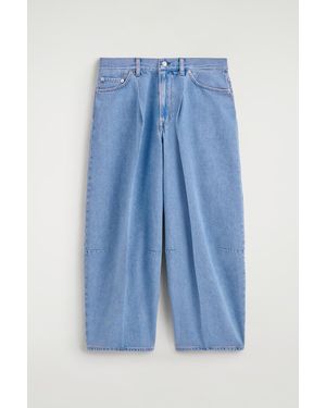 COS Twine Barrel-Leg Jeans - Blue