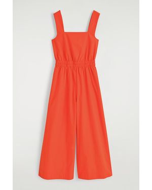 COS Gathered Open-back Jumpsuit