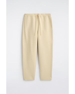COS Scuba Relaxed-Fit Barrel-Leg Joggers - Natural