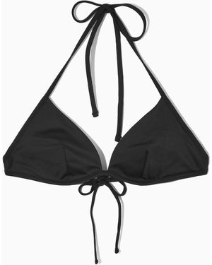 COS Underwired Triangle Bikini Top - Black