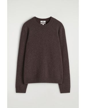 COS Cashmere Crew-Neck Sweater - Brown