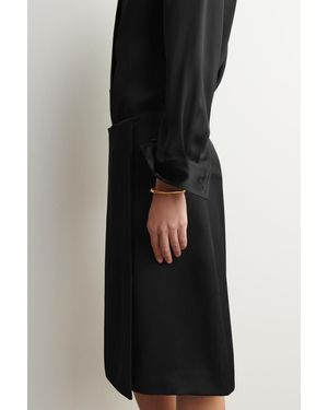 COS Skulpturaler Armreif - Schwarz