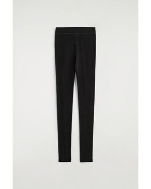 COS Merino Wool Leggings - Black