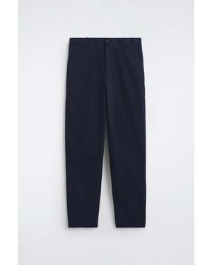 COS Cotton Slim-Fit Straight-Leg Chinos - Blue