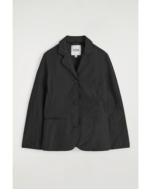 COS Nylon Blazer - Black