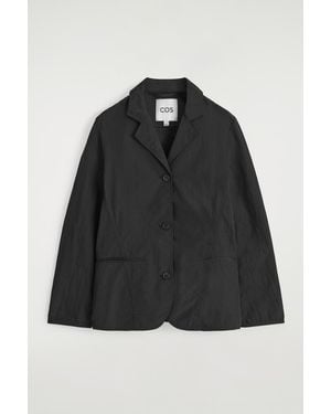 COS Nylon Blazer - Black