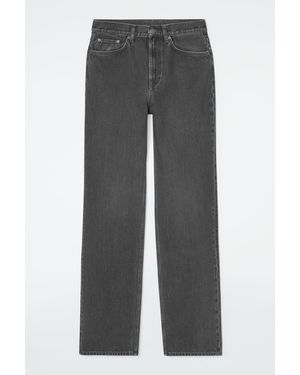 COS Column Straight-Leg Jeans - Grey