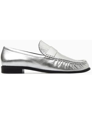 COS Leather Loafers - White