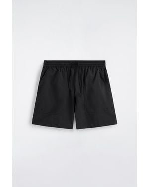 COS Reversible Nylon Swim Shorts - Black