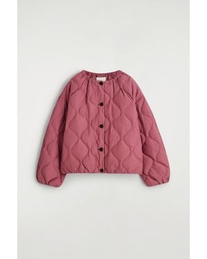 COS Gathered Quilted Down Jacket