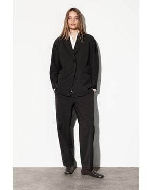 COS Shawl-Collar Wool-Blend Blazer - Black