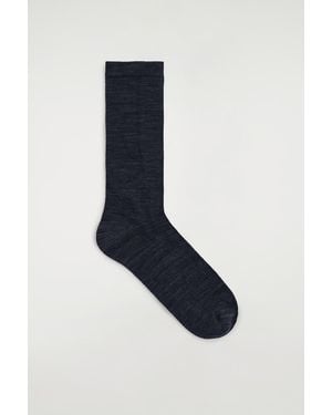 COS Wool Socks - Blue