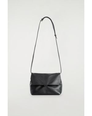 COS Trullo Crossbody Flap Bag - White
