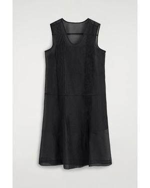 COS Abito Trasparente Con Nervature - Nero