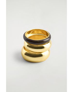 COS 3-Pack Stacking Rings - Metallic