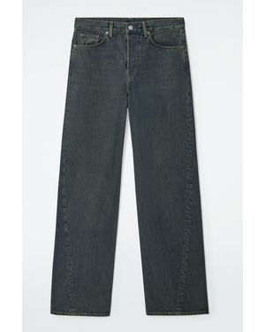 COS Facade Straight-Leg Jeans - Grey