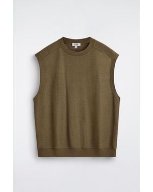 COS Jersey Tank Top - Green