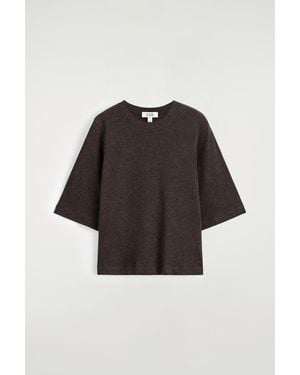 COS Cotton T-Shirt - Black