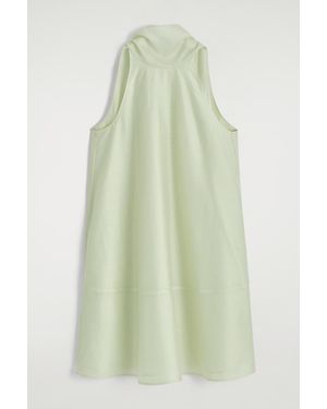 COS Fluid Halterneck Mini Dress - Green