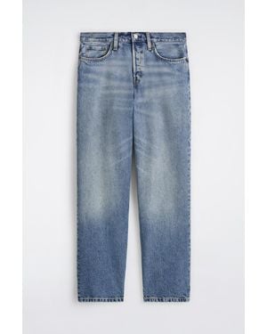 COS Rider Relaxed-Fit Straight-Leg Jeans - Grey