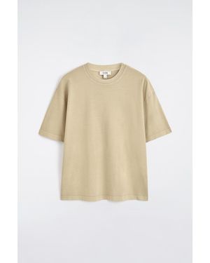 COS Relaxed Lightweight Cotton T-Shirt - Natural