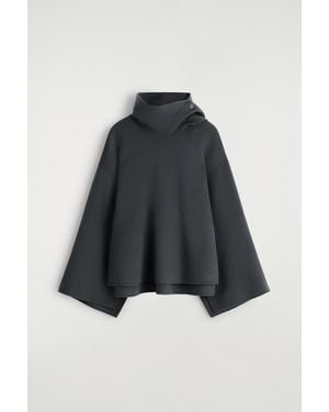 COS Cape Aus Doubleface-Wolle - Blau