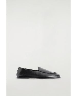 COS Classic Leather Loafers - Black