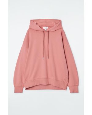 COS Cotton-Jersey Hoodie - Pink