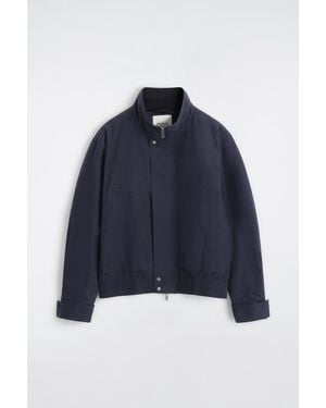 COS Padded Funnel-Neck Bomber Jacket - Blue