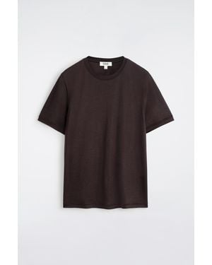 COS Lightweight Wool T-Shirt - Black