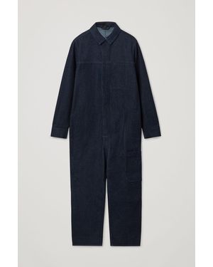 COS Relaxed-fit Boiler Suit - Blue