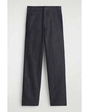 COS Straight-Leg Denim Trousers - Blue