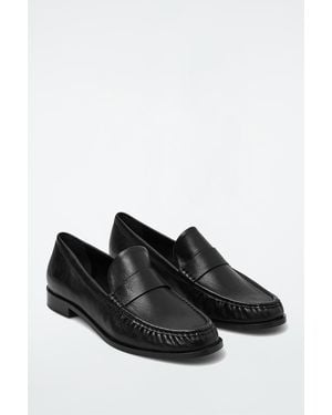 COS Leather Loafers - Black
