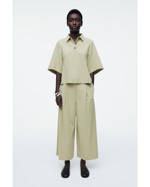 COS Kürzere Hose Mit Weitem Bein - Grün