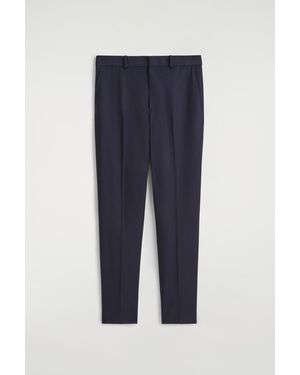COS Tailored Wool Regular-Fit Straight-Leg Pants - Blue