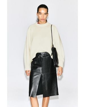 COS Wollpullover Mit Rundhalsausschnitt - Weiß