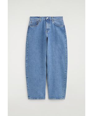 COS Inlet Curved-Leg Jeans - Blue