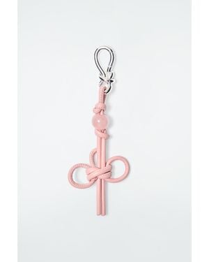 COS Togetherness Knotted Bag Charm - White