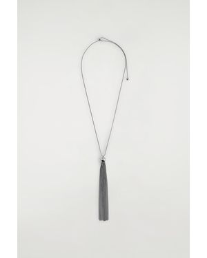 COS Tasselled Pendant Necklace - Multicolour